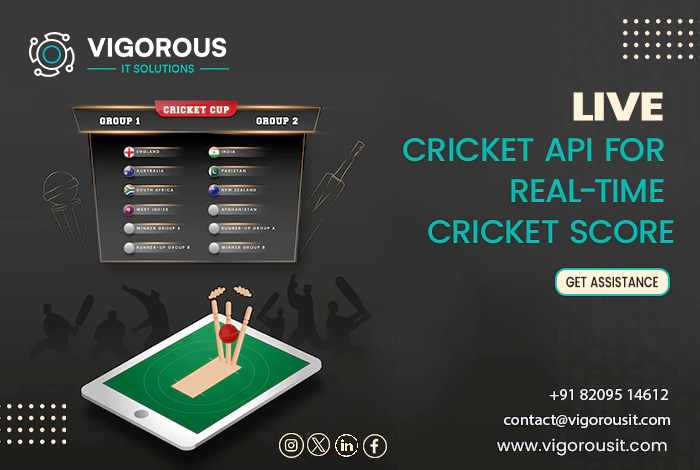 Cricket Live Line API Provider- API for Real Time Score & Stats