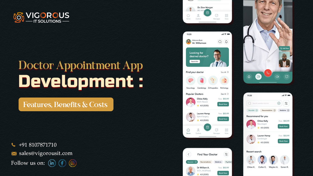 Doctor Appointment App Development: Features, Benefits & Costs