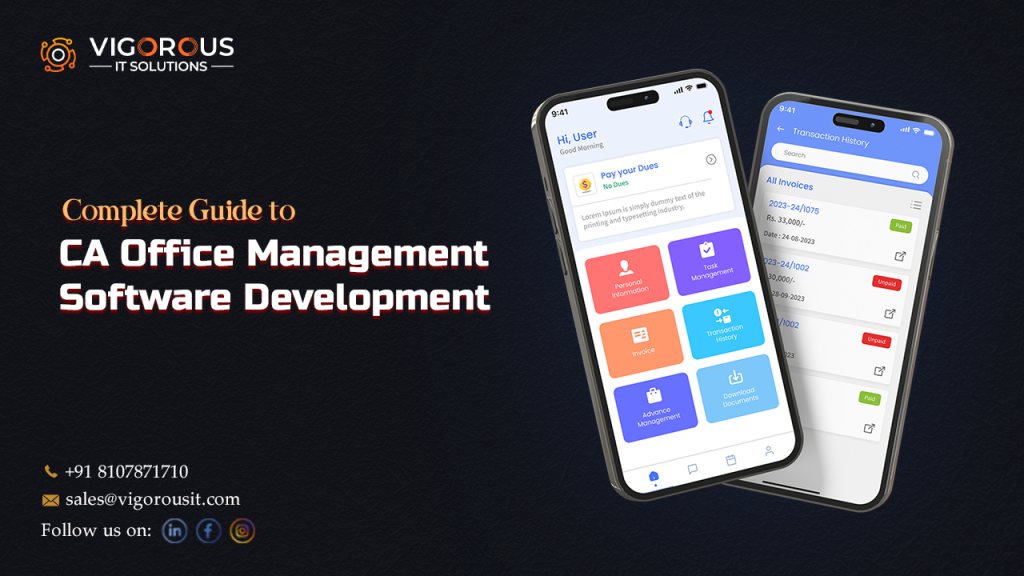 ca office management software development guide