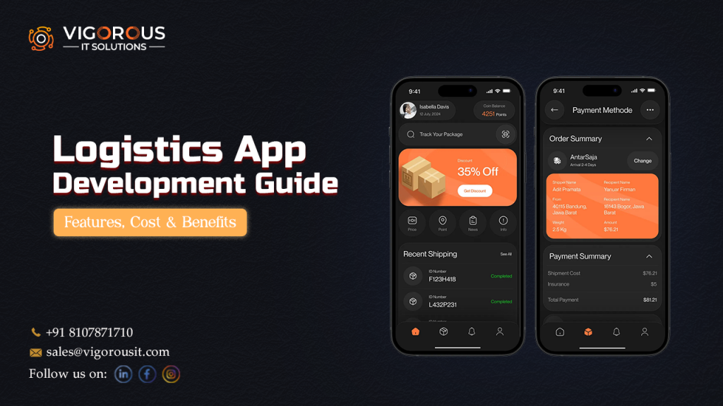 logistic app development guide