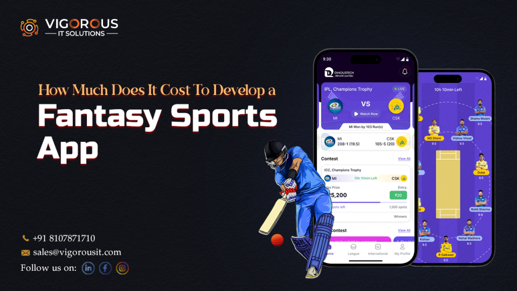 Cost To Develop A Fantasy Sports App
